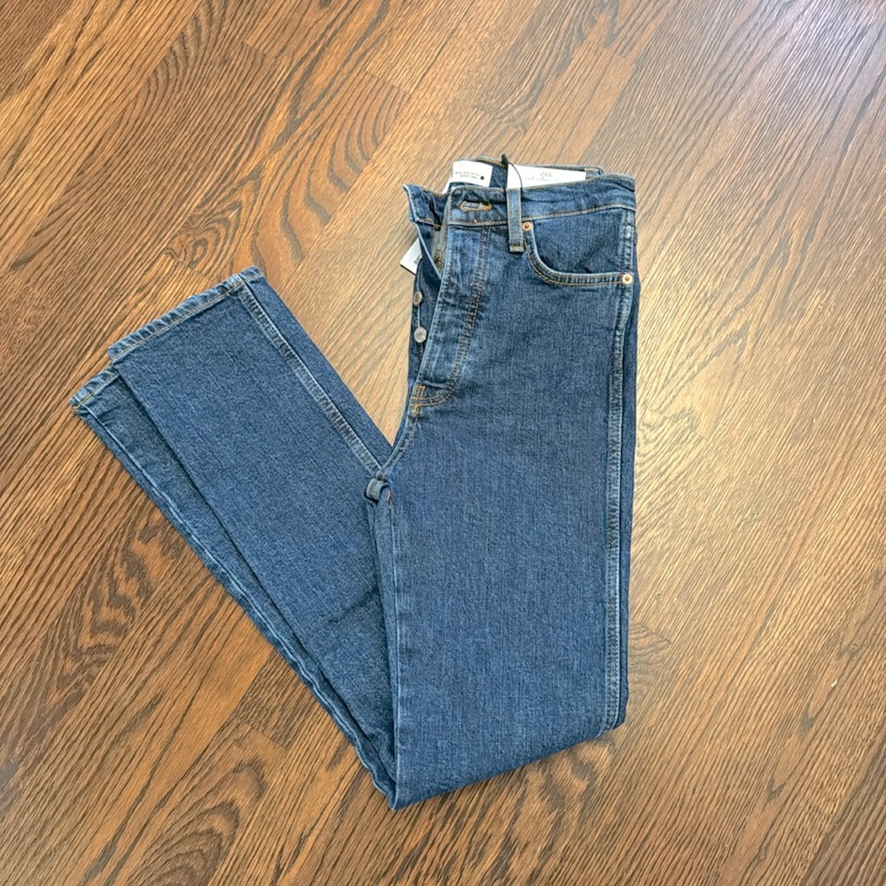ZARA SIGNATURE DENIM slim full length